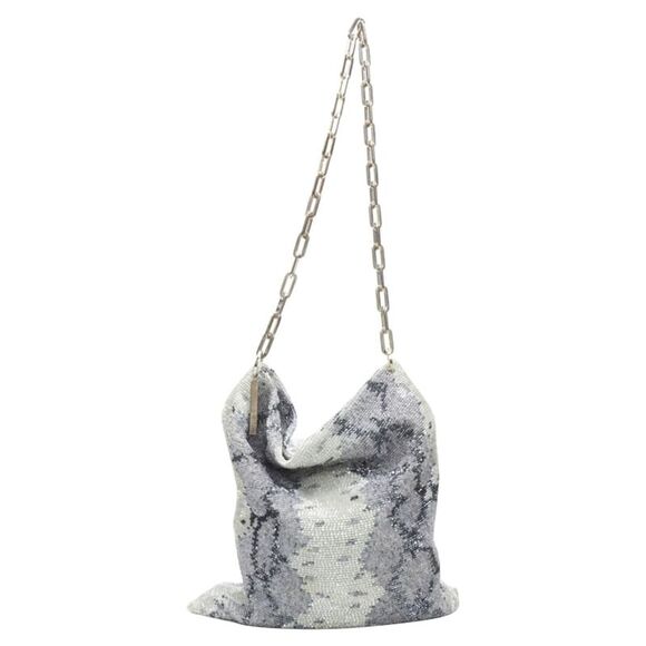 Gucci Tom Ford scaled leather embellished silver chain bag - Picture 1 of 6